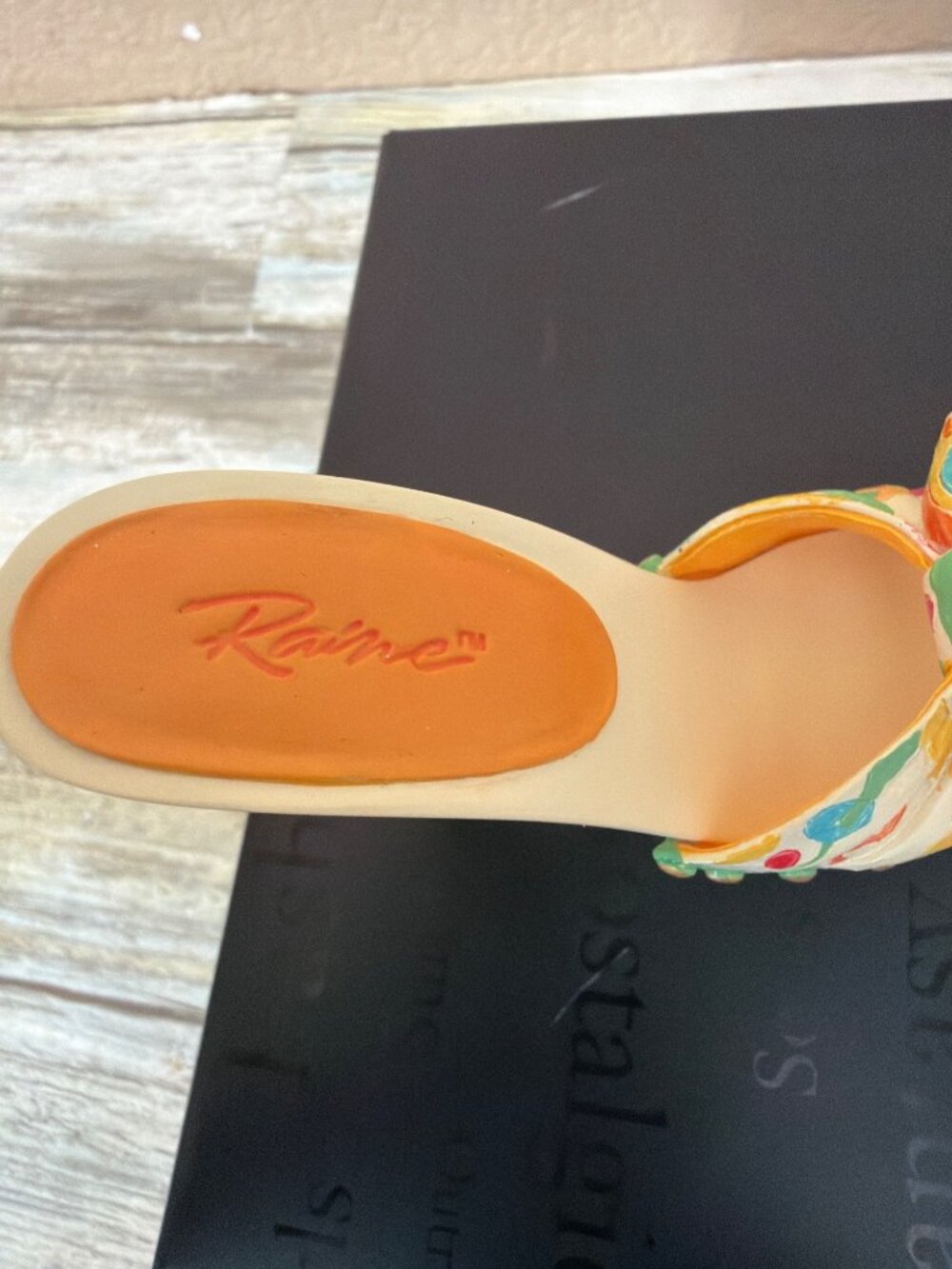 2006 Just The Right Shoe Raine "Summer Splash" Miniature Shoe #25607 NEW - Picture 8 of 11